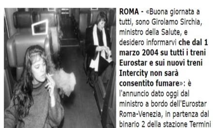 14. Quando c’erano le carrozze fumatori sui treni