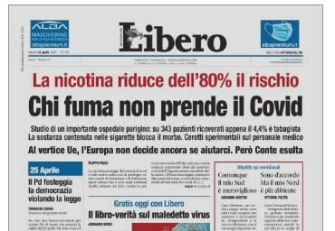 Il fumo protegge dal Coronavirus? NO è DISINFORMAZIONE