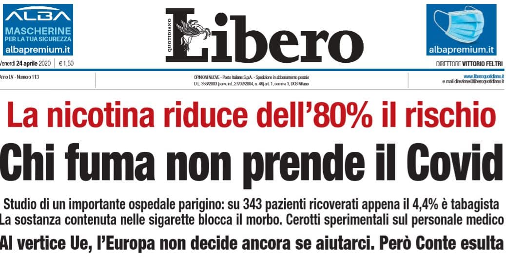 L’industria del tabacco utilizza l’emergenza COVID-19 per portare avanti la sua strategia e la propaganda commerciale