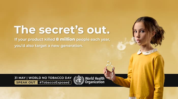 31 Maggio 2020 Giornata Mondiale Senza Tabacco