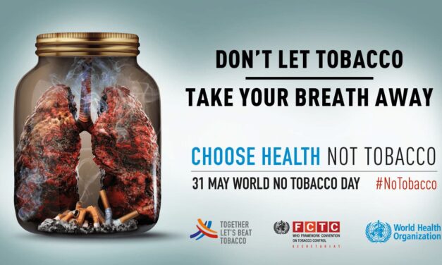 Giornata Mondiale NO al Tabacco del 31 Maggio 2019