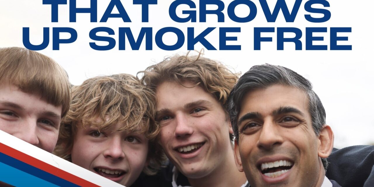 Inghilterra. il Primo Ministro vuole la  “generazione senza fumo” a partire dai nati dopo il 1° Gennaio 2009