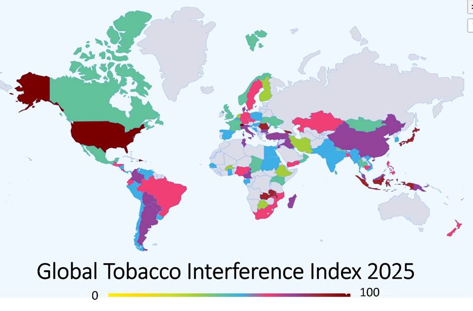 Interferenza dell’industria del tabacco. Nel 2025, Italia all’82esimo posto. È quasi un primato … ma negativo