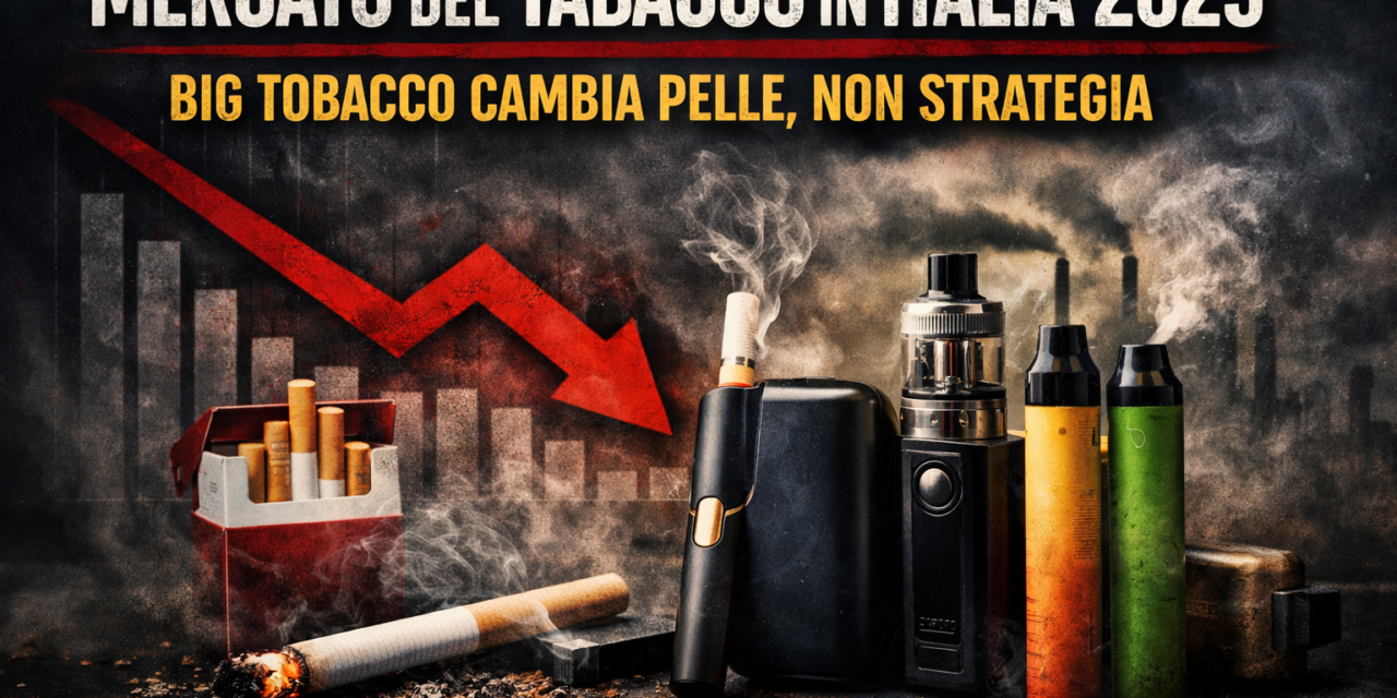 Il mercato dei tabacchi in Italia nel 2025: Big Tobacco cambia pelle, non strategia